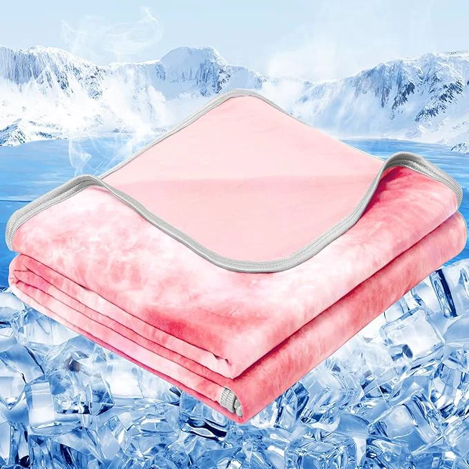 Breathable inhand Cooling Blanket King Size 90 quot x108 quot Cooling Blankets for Hot Sleepers Absorbs Heat to Keep Adults Cool for Summer Nights Sweats Thin Cold Lightweight Blanket for Couch Bed All Season Use Quality