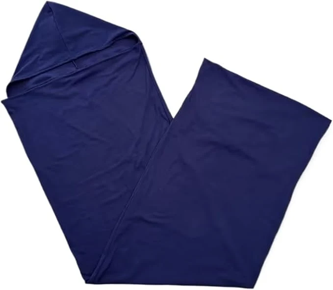 Advanced Wearable Sleep Pod Hug Blanket Constant Temperature Control Bedding 360° Ergonomic Snug Fit Ultra Soft Duvet Fabric for All-Season Deep Sleep Dark Blue 140 35cm Trendy