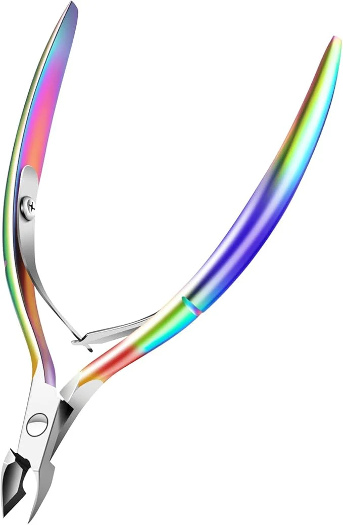 World-Class Cuticle Trimmer Cuticle Nippers Durable Cuticle Cutter Salon Toe Nail Cuticle Green