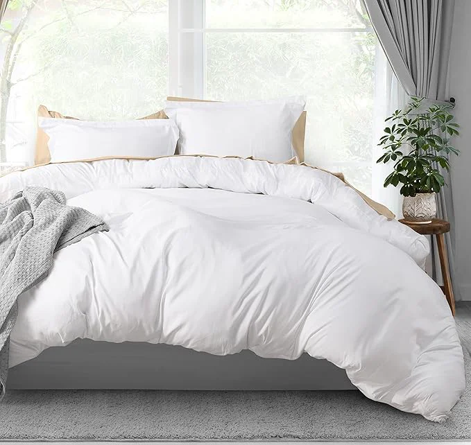Excellent Utopia Bedding Duvet Cover California King Size – 3 Piece with Zipper Closure – 1 Comforter Cover 104X98 Inches amp 2 Pillow Shams 20X36 Inches White Comforter Not Included Innovative