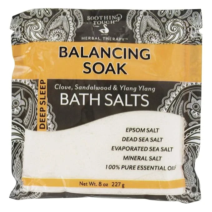 Exclusive Soothing Touch Balancing Soak Bath Salts Pouch 8 Oz Detailed