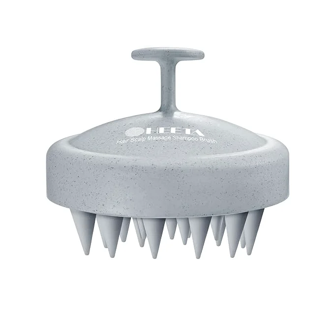 Consistent HEETA Scalp Massager Hair Growth Soft Silicone Scalp Scrubber Shampoo Brush Comfortable