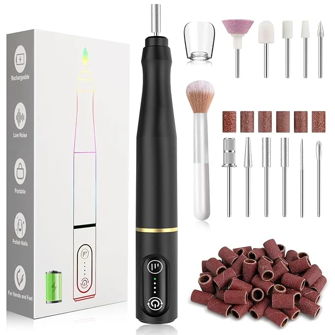 Luxury TUOBEO Cordless Nail Drill Electric Rechargeable File Kit Professional Efile Fine Crafted
