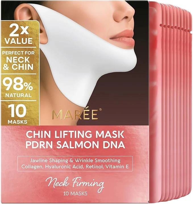 Smart MAREE V Line Lifting Mask with PDRN Salmon DNA – Deep Collagen Face Mask Sustainable