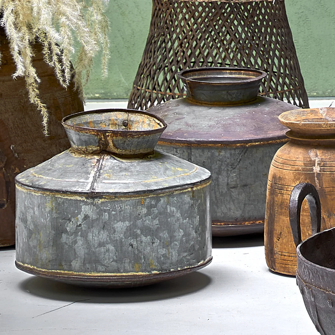 Green Metalen waterpot High-Quality