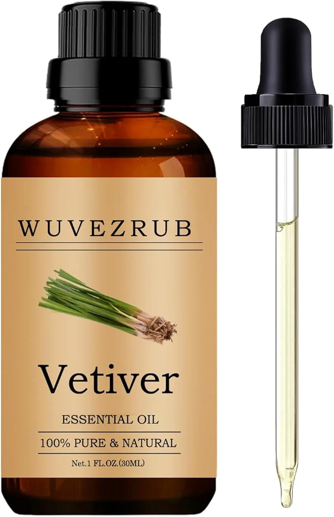 Reusable Vetiver Essential Oils 30ML Pure and Natural Essential Oil Professional