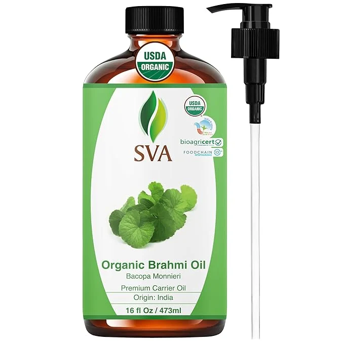Carefully Designed SVA Brahmi Oil Organic High-Grade
