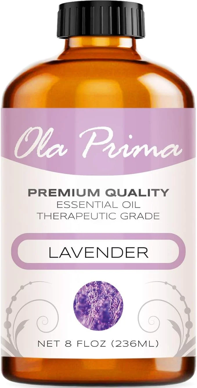 Sustainable Ola Prima Lavender Essential Oil 8 Fluid Ounces Unique