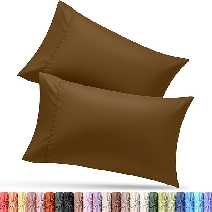 Excellent Utopia Bedding King Pillow Cases – 2 Pack – Envelope Closure – Soft Brushed Microfiber Fabric – Shrinkage and Fade Resistant Pillow Covers King Size 20 X 40 Inches King Mocha Carefully Designed