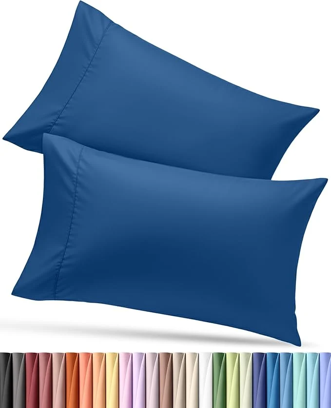 Original Design Utopia Bedding Pillow Cases King Size 2-Pack – Soft Brushed Microfiber – Envelope Closure – for Hospitals Hotels Guest Rooms – Oeko-TEX 20×40 Inches Blue Dusk Excellent