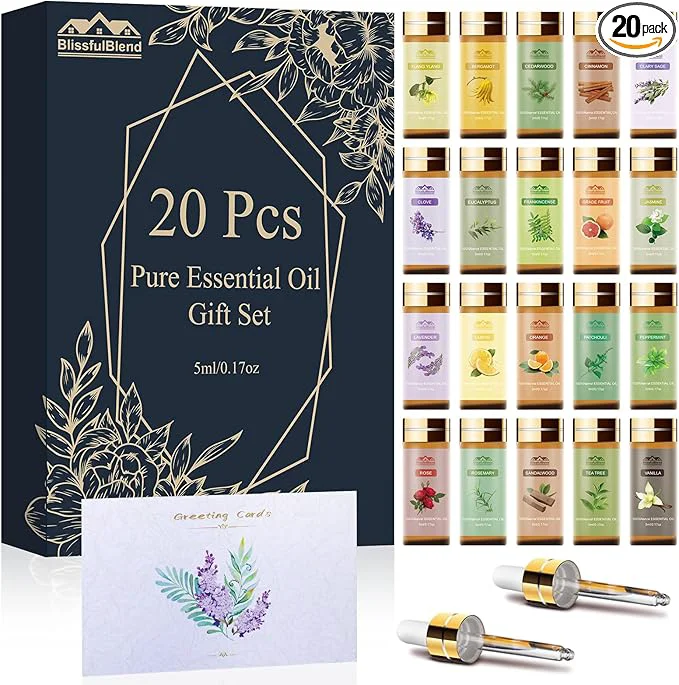 Organic Fragrance Essential Oils Set Optimized