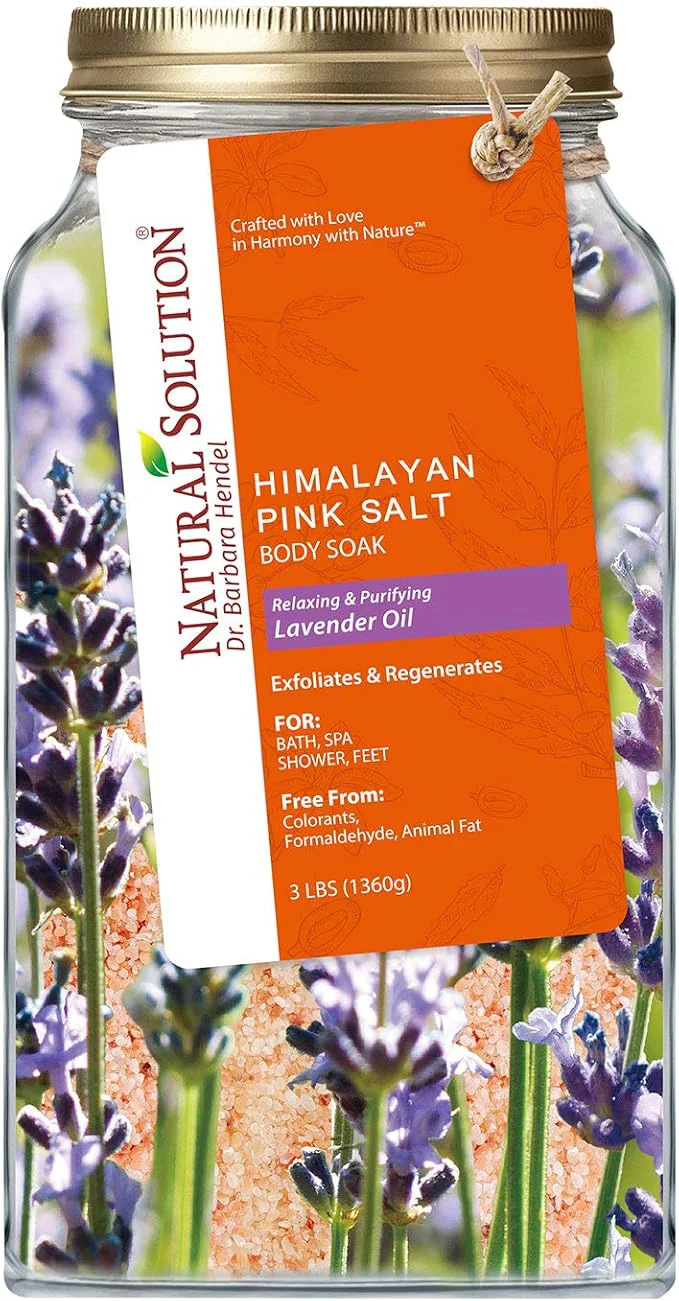 High-Grade Natural Solution Pink Salt Body Soak Artisan