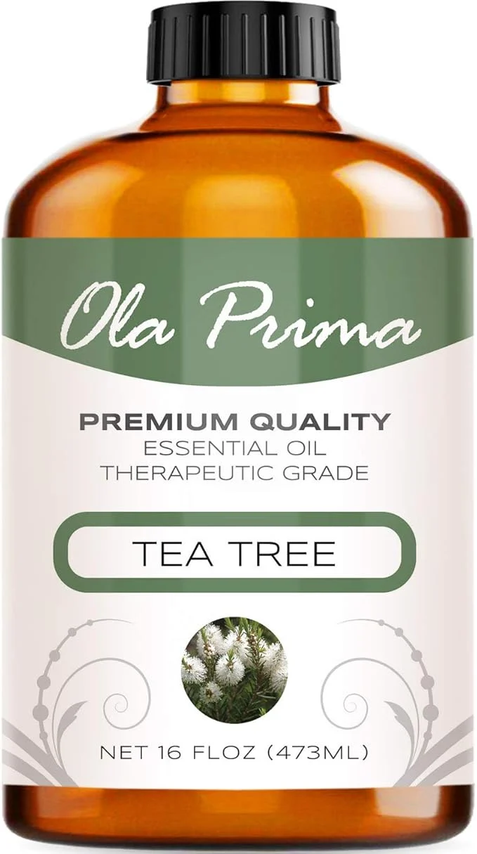Certified Ola Prima 16oz Tea Tree Essential Oil – Therapeutic Grade Bulk Recyclable
