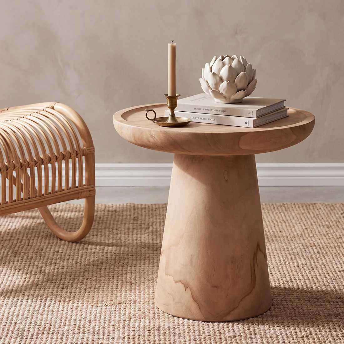 Premium Material Nero teak bijzettafel Ray Breathable