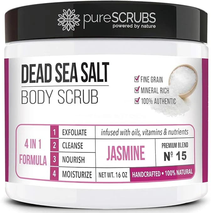 Authentic pureSCRUBS Premium Jasmine Body Scrub Set Healthy