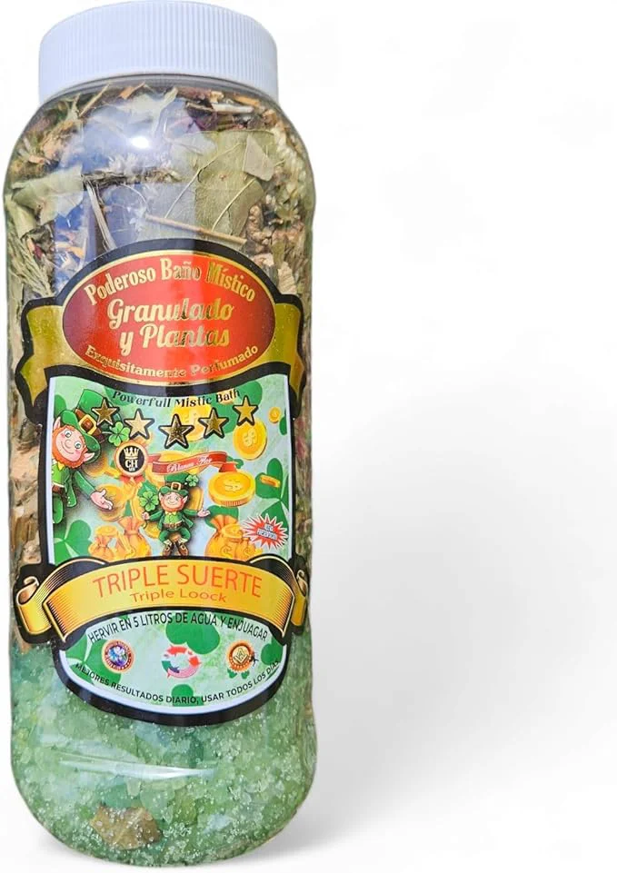 Premium Material Spiritual Salt Bath Blend 16 oz Recyclable