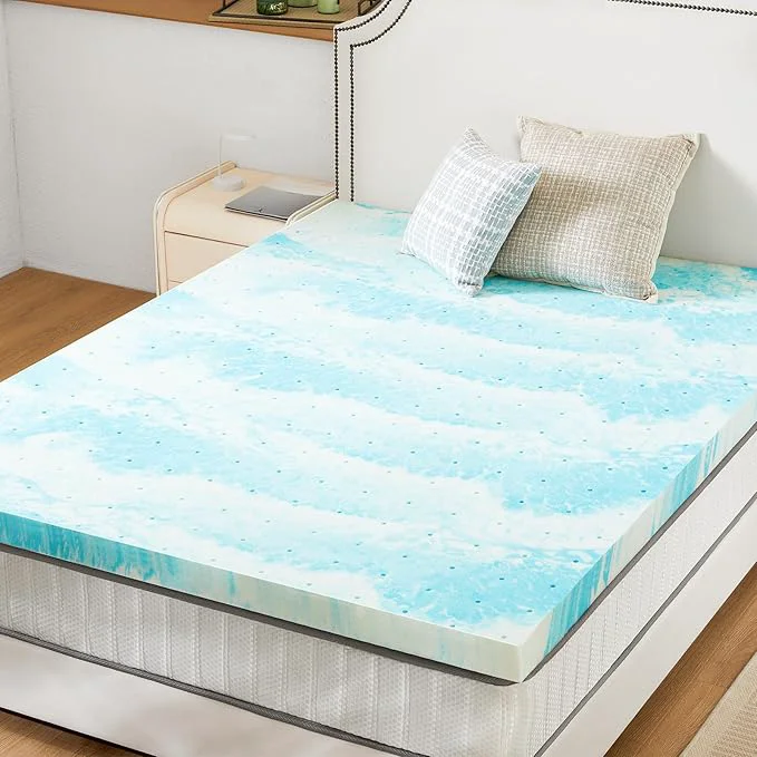 Fast Sweetcrispy Memory Foam Mattress Topper King 3 Inch Thick Gel Infused Cooling Toppers Pad for King Size Bed Sleeper Sofa RV Camper CertiPUR US Ventilated and Breathable Environmentally Friendly