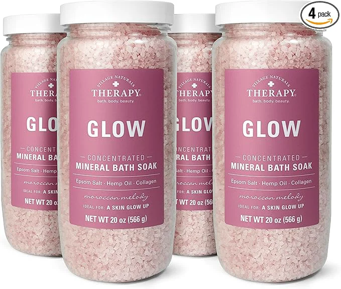 Original Design Village Naturals Therapy Glow Concentrated Mineral Bath Soak Moroccan Melody Optimized