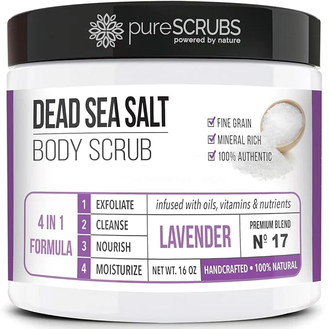 Quality pureSCRUBS Premium Lavender Body Scrub Set Premium Material