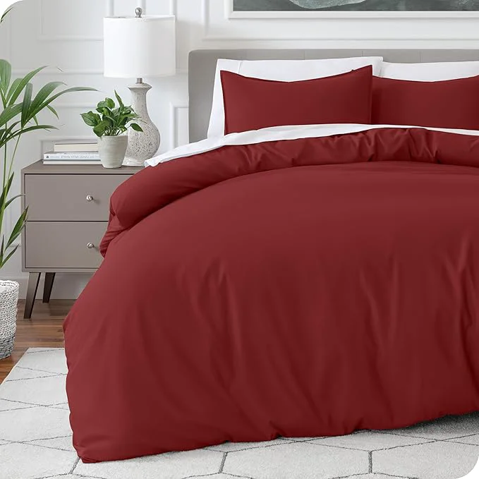 Dependable Bare Home Bedding Duvet Cover King Size – Premium 1800 Super Soft Collection – Lightweight Cooling – Soft Breathable Bedding Duvet Cover King Rosewood Specialty