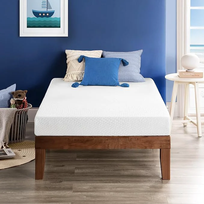 Luxury Price Mattress 5 Inch Twin Mattress Cooling Gel Memory Foam Mattress for Kids and Adults Medium Firm Mattress Bed-in-A-Box White Environmentally Friendly