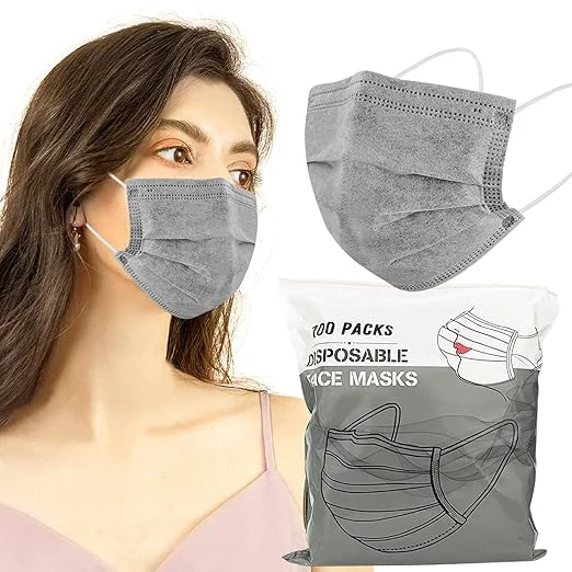 Recyclable Wecolor 100 Pcs Disposable 3 Ply Earloop Face Masks Convenient