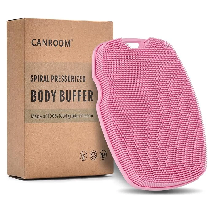 Practical Canroom Silicone Body Scrubber Flexible