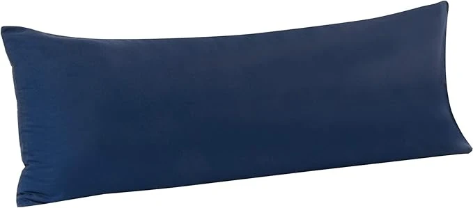 Green FLXXIE Body Pillow Cover – Super Soft Microfiber 20×54 Body Pillow Case – Envelope Closure Wrinkle Stain Resistant 20×54 Long Pillowcase Navy Authentic