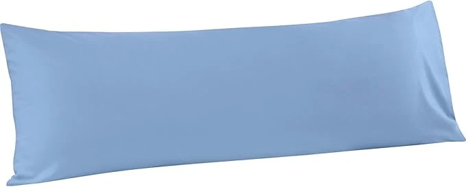 Certified FLXXIE Body Pillow Cover – Super Soft Microfiber 20×54 Body Pillow Case – Envelope Closure Wrinkle Stain Resistant 20×54 Long Pillowcase Sky Blue Optimized