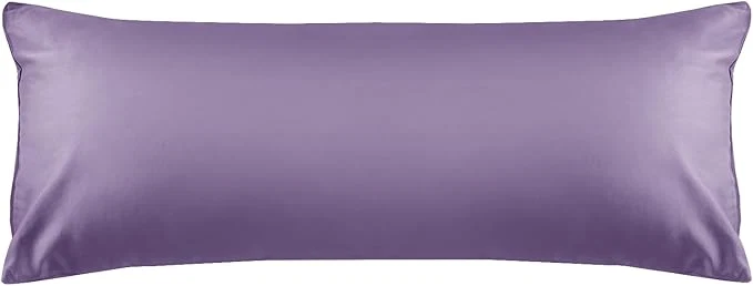 Classic Warmstar Cotton Body Pillow Cover 1 Pack 600 Thread Count Body Pillow case 20 quot x54 quot Long Body Pillow Case Cover Soft Breathable with Envelope Closure Plum Reliable