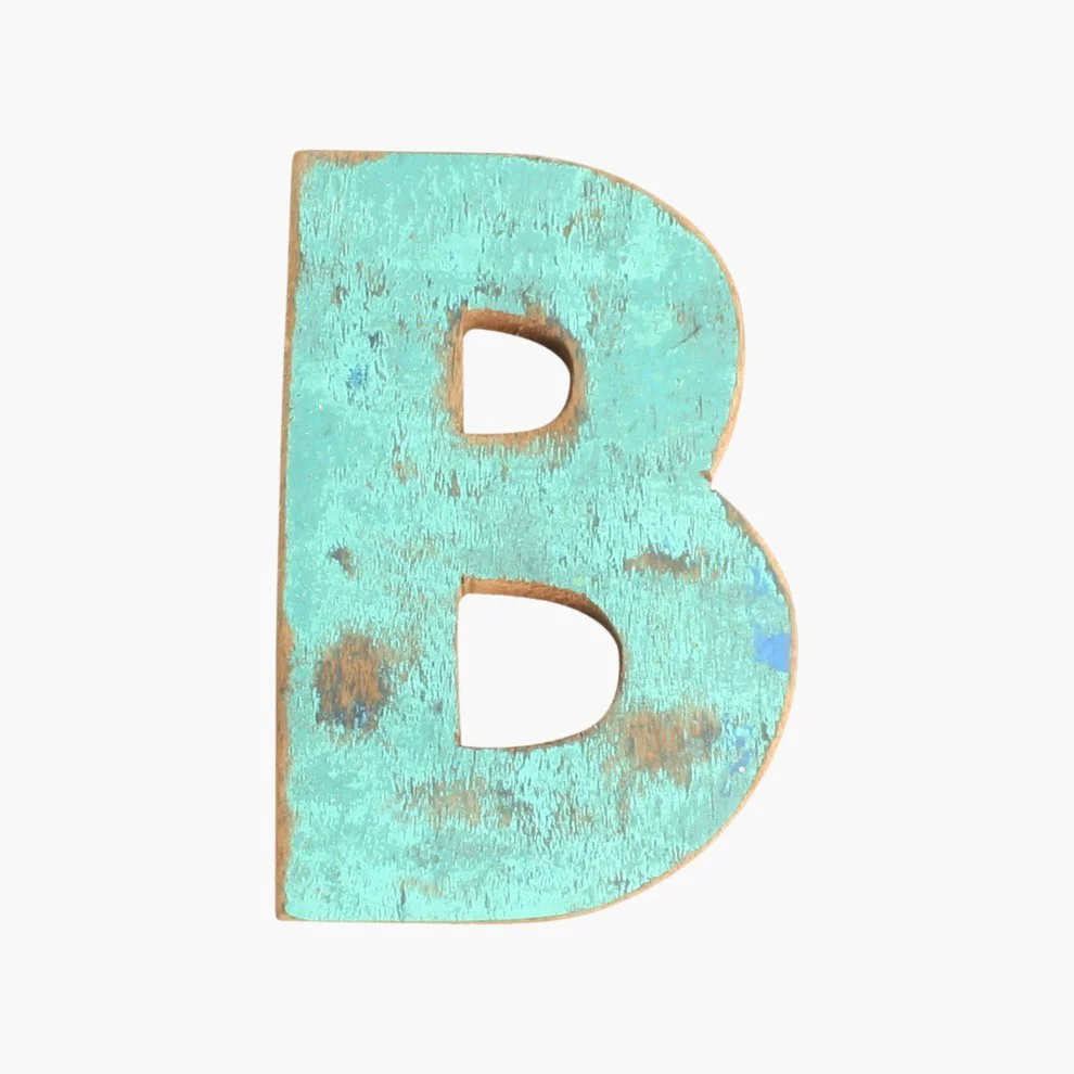 Professional Boatwood letter B Fast