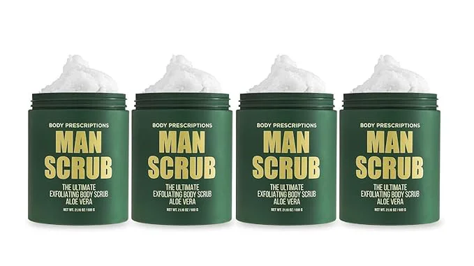 Modern Body Prescriptions Men s Exfoliating Body Scrub – Skin Cleansing Wash High-Quality