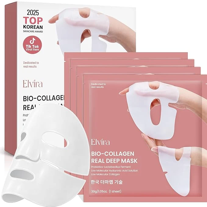 Selected Elvira Bio-Collagen Deep Mask Overnight Hydrating Face Mask Sustainable