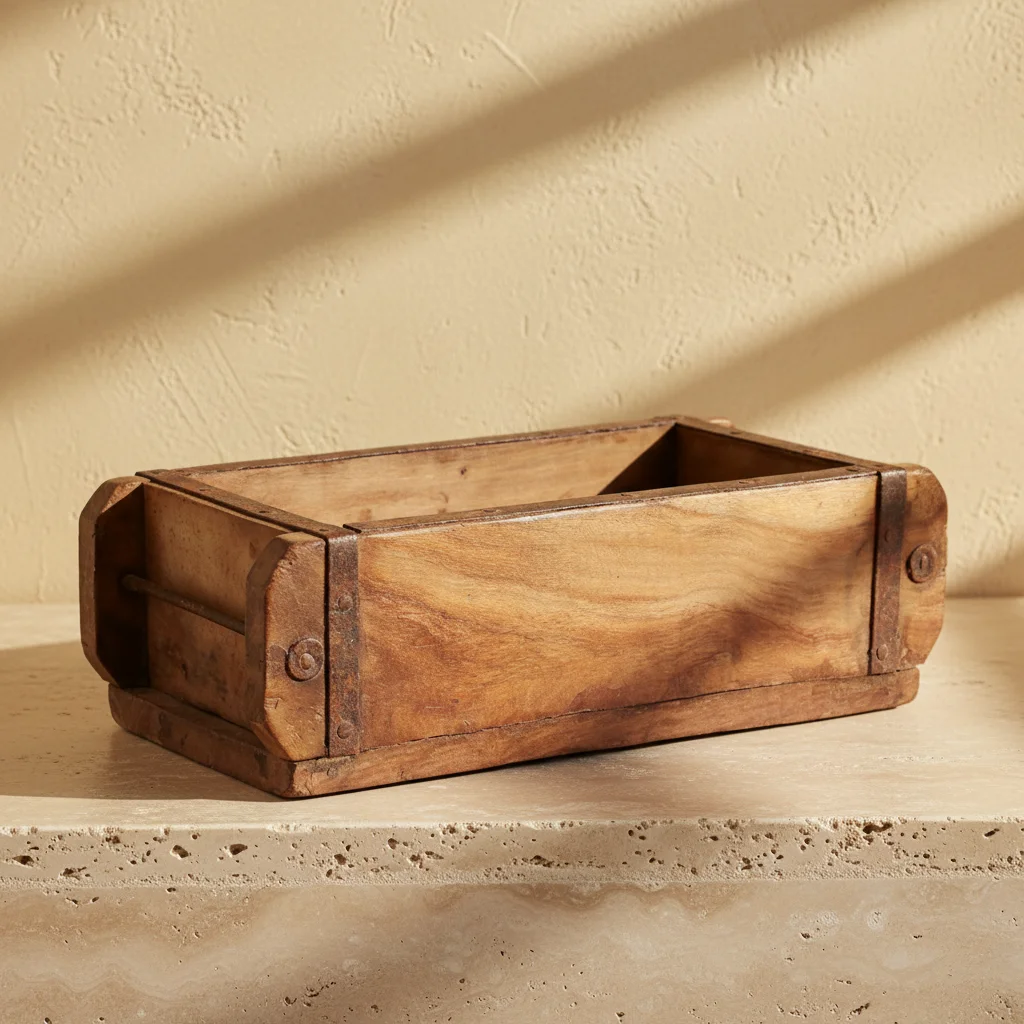 Organic Houten opbergbak 8216 Brick 8217 1 vak Casual