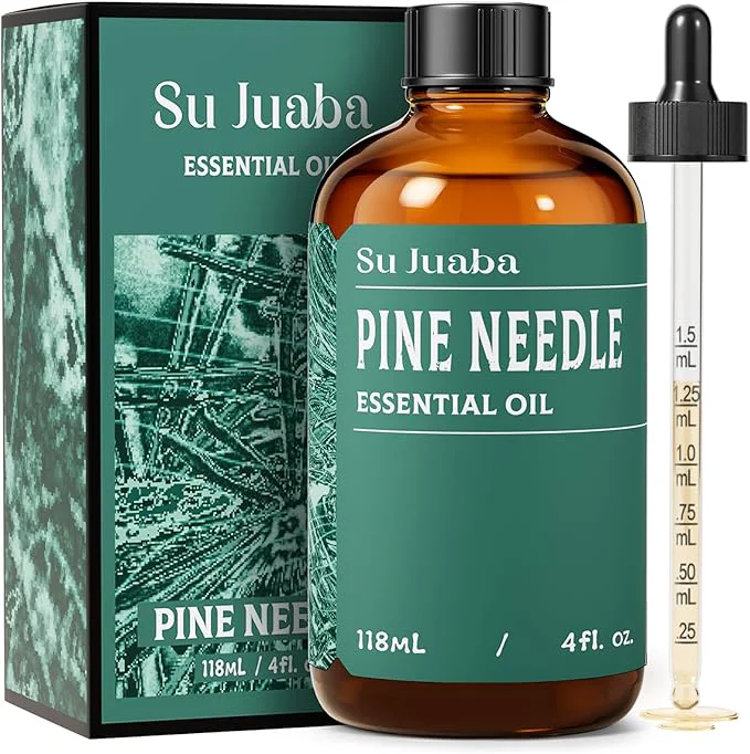 High-Grade SU JUABA 4 Fl Oz Pine Needle Essential Oil Natural Aromatherapy Oil High-Performance