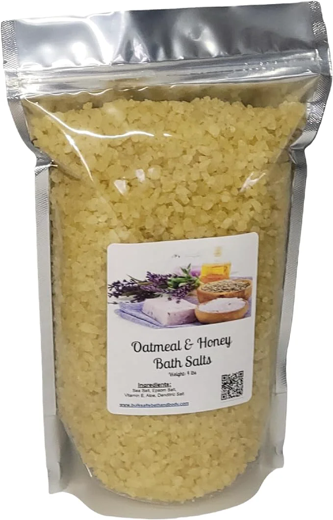Optimized Bath Salts 4lb Bag Choose Your Scent Epsom Salt Sea Salt Bathing Safe