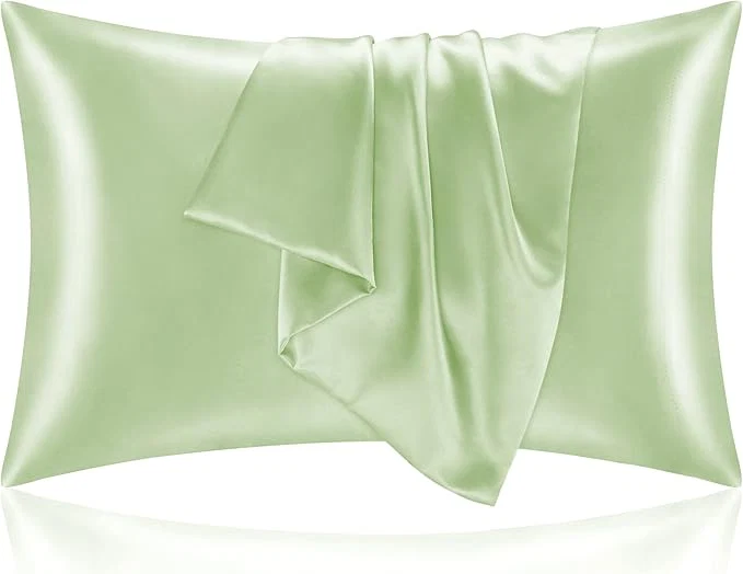 Practical BEDELITE Satin Pillowcase for Hair and Skin Super Soft and Cooling Similar to Silk Pillow Cases 2 Pack with Envelope Closure Gift for Women Men 20 quot x30 quot Queen Size Gleam Powerful