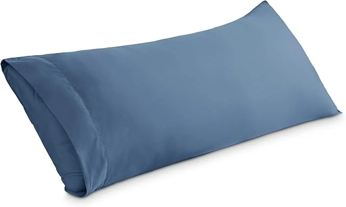Breathable Bare Home Microfiber Body Pillow Cover – Ultra Soft amp Cooling – Double Brushed – Envelope Closure – Easy Care 20 39 39 x54 39 39 Body Pillow Cover Coronet Blue Trendy