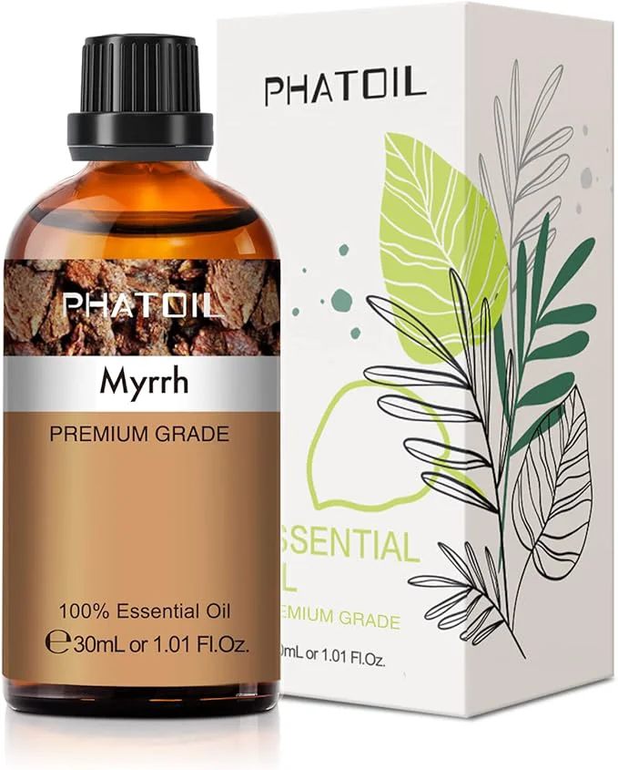 Exceptional Myrrh Essential Oil 1.01Fl.Oz PHATOIL Pure Essential Oil Singles Trendy