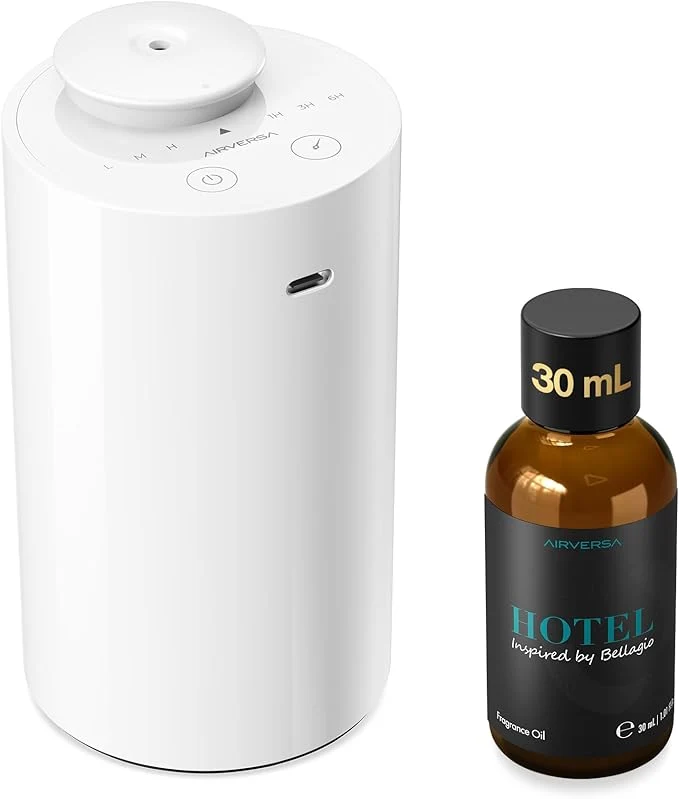 Original Design Airversa Waterless Essential Oil Diffuser Starter Kit Luxury