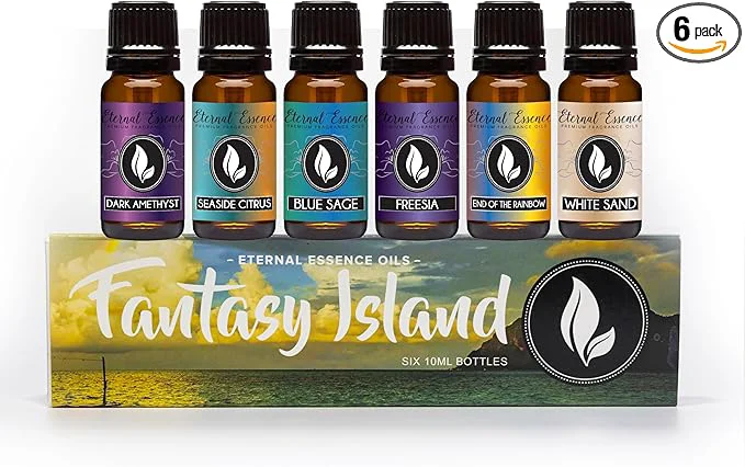 Efficient Eternal Essence Oils Fantasy Island Set of 6 Premium Fragrance Oils Elite