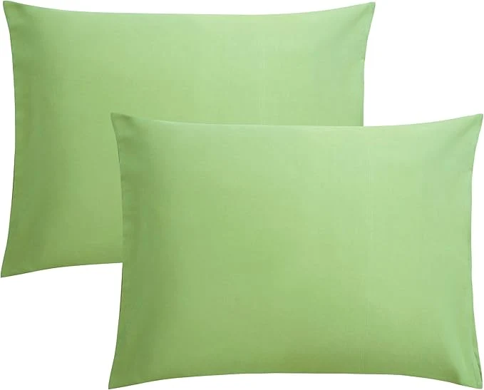 Fashionable FLXXIE Pillow Cases Standard Size Soft Microfiber Pillow Covers with Envelope Closure Wrinkle Stain Resistant Pillowcases 2 Piece Set 20×26 Sage Green Durable
