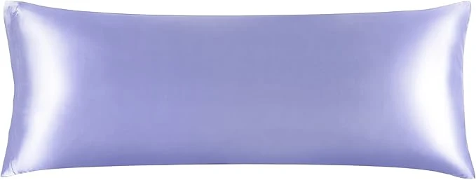 Fine Crafted BEDELITE Satin Body Pillow Cover Super Soft and Cooling Body Pillow Pillowcase for Hair and Skin Breathable Silky Full Long Pillowcase Cover 20 quot x54 quot Lilac Quality