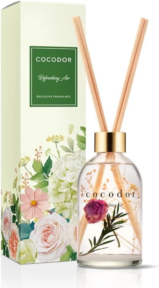 Premium COCODOR Herbarium Reed Diffuser Refreshing Air 6.7oz Fragrance Scent Essential Specialty