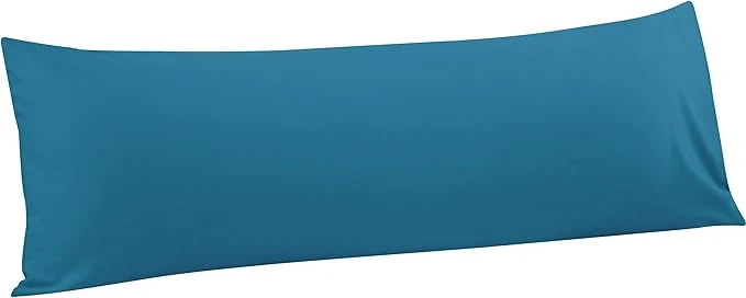 Elegant FLXXIE Body Pillow Cover – Super Soft Microfiber 20×54 Body Pillow Case – Envelope Closure Wrinkle Stain Resistant Teal Body Pillow Cover 20×54 Teal Easy-to-Use