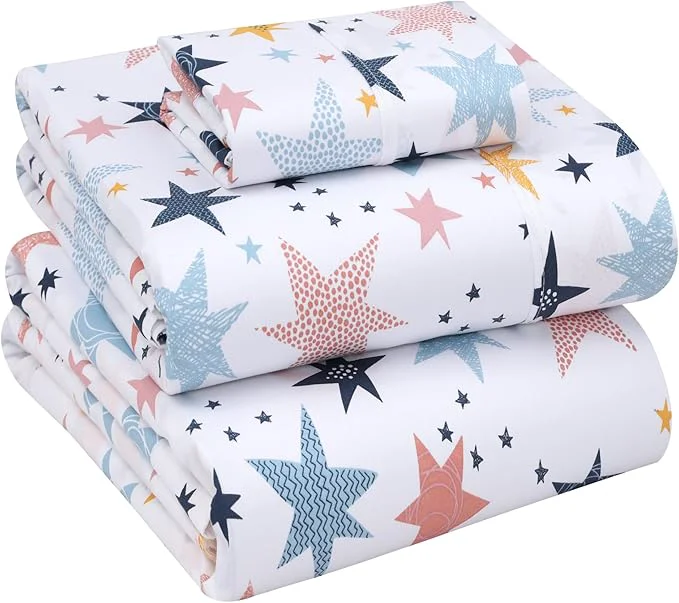 Artisan RUVANTI Cotton Sheets – Twin XL Size Percale Bedding Cooling amp Breathable Floral Design Durable with a Crisp Soft amp Comfortable Feel 16 quot Deep Pocket 3-Piece Set Fault Star Reliable