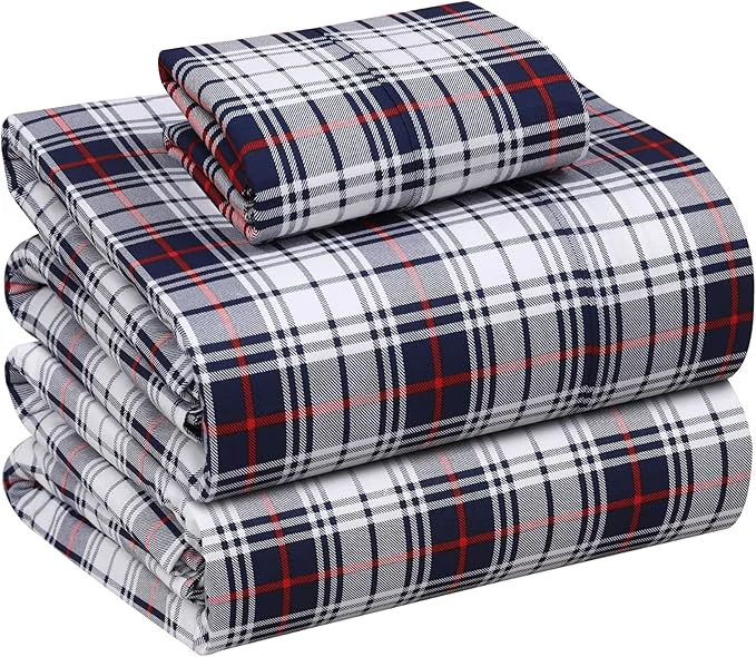 User-Friendly RUVANTI Cotton Sheets – Twin Size Percale Bedding Cooling amp Breathable Floral Design Durable with a Crisp Soft amp Comfortable Feel 16 quot Deep Pocket 3-Piece Set Prussian Modern