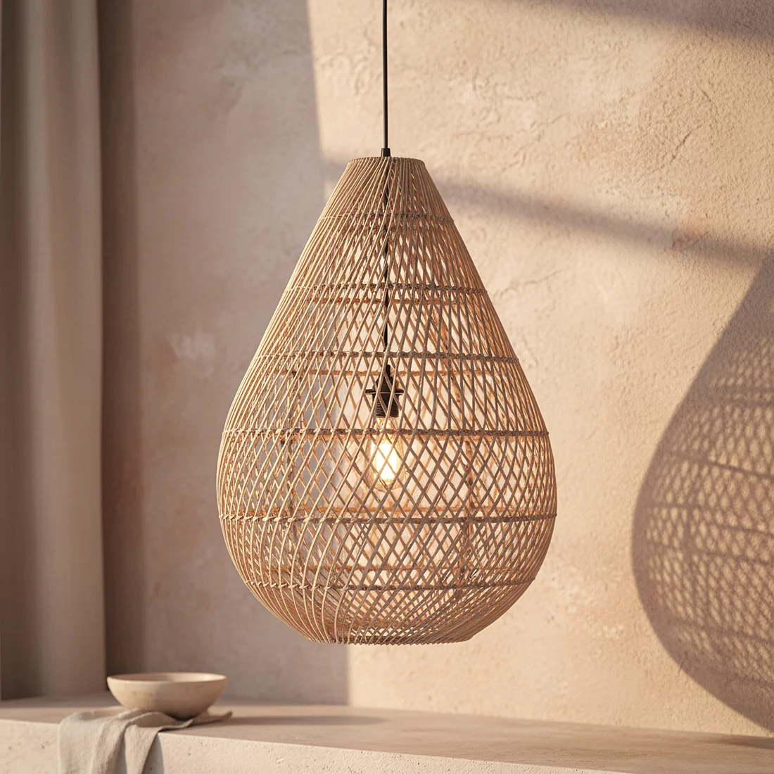 Versatile Maze hanglamp Drop naturel Durable