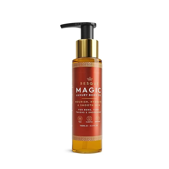 Expertly Made Besque Body Oil 3.4 FL OZ After Shower Body Oil Contemporary