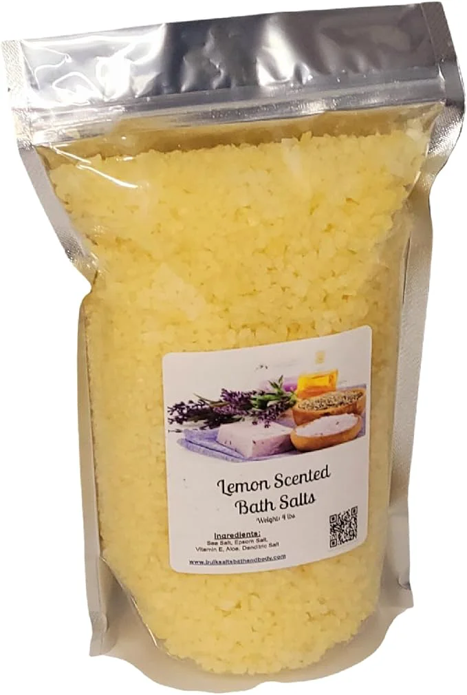 Pure Bath Salts 4lb Bag Choose Your Scent Epsom Salt Sea Salt Bathing High-Quality